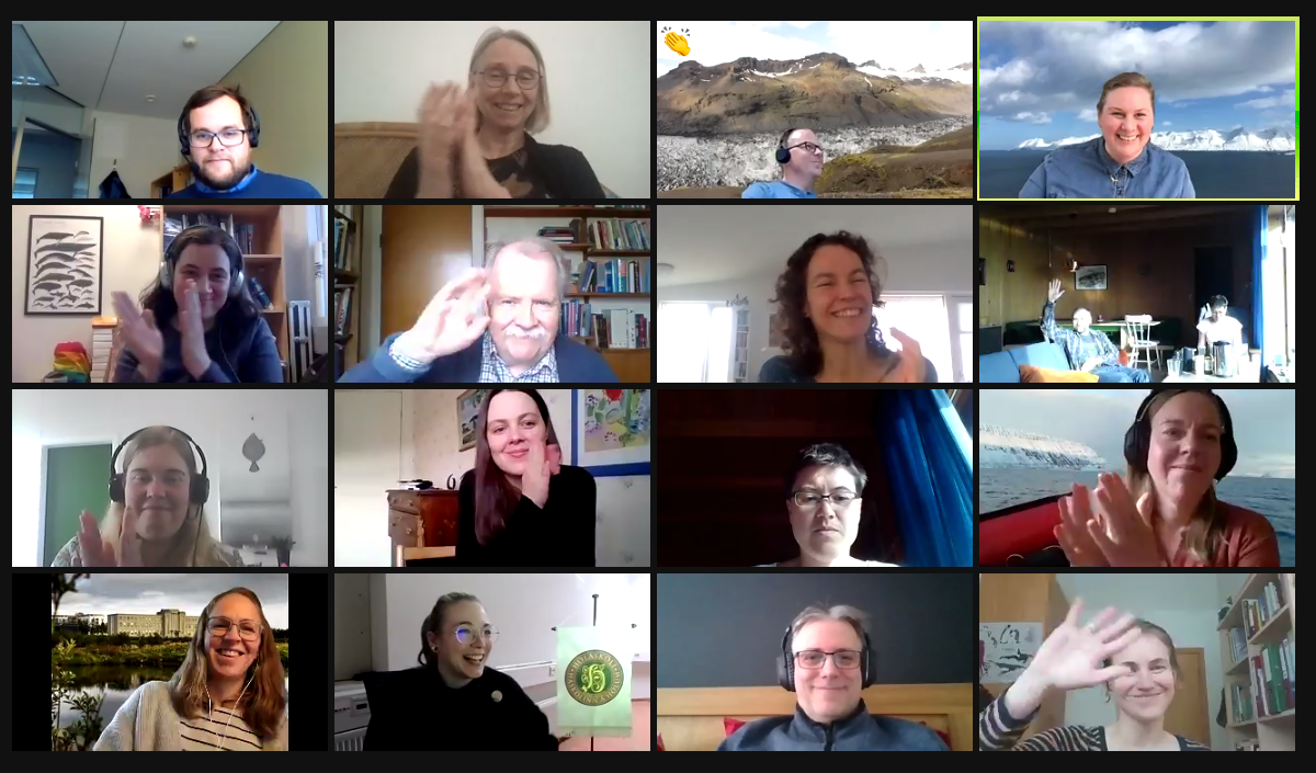 Icelandic Ecological Society 2021 conference screenshot